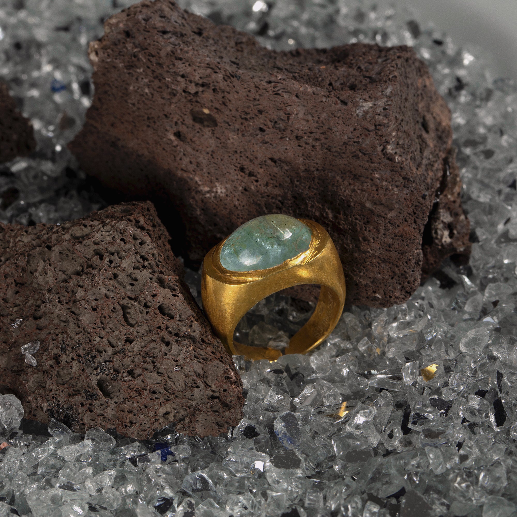 Roman Signet -   Aquamarine