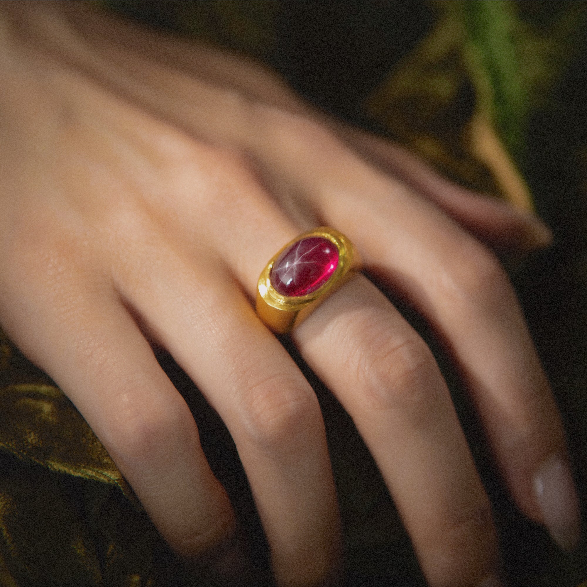 Roman Signet -   Star Ruby