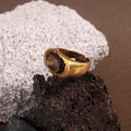 Roman Signet -   Smoky Quartz