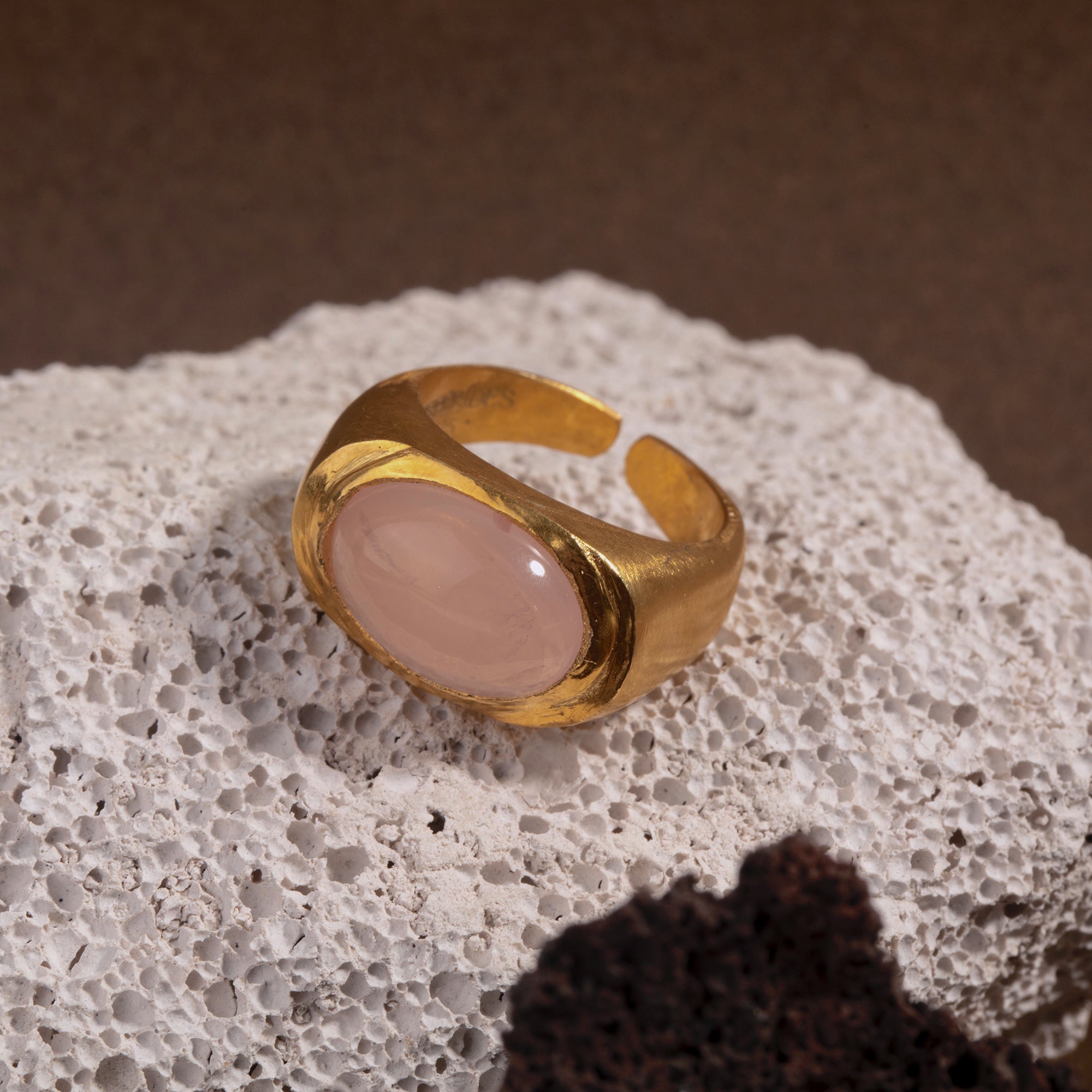 Roman Signet -   Rose Quartz