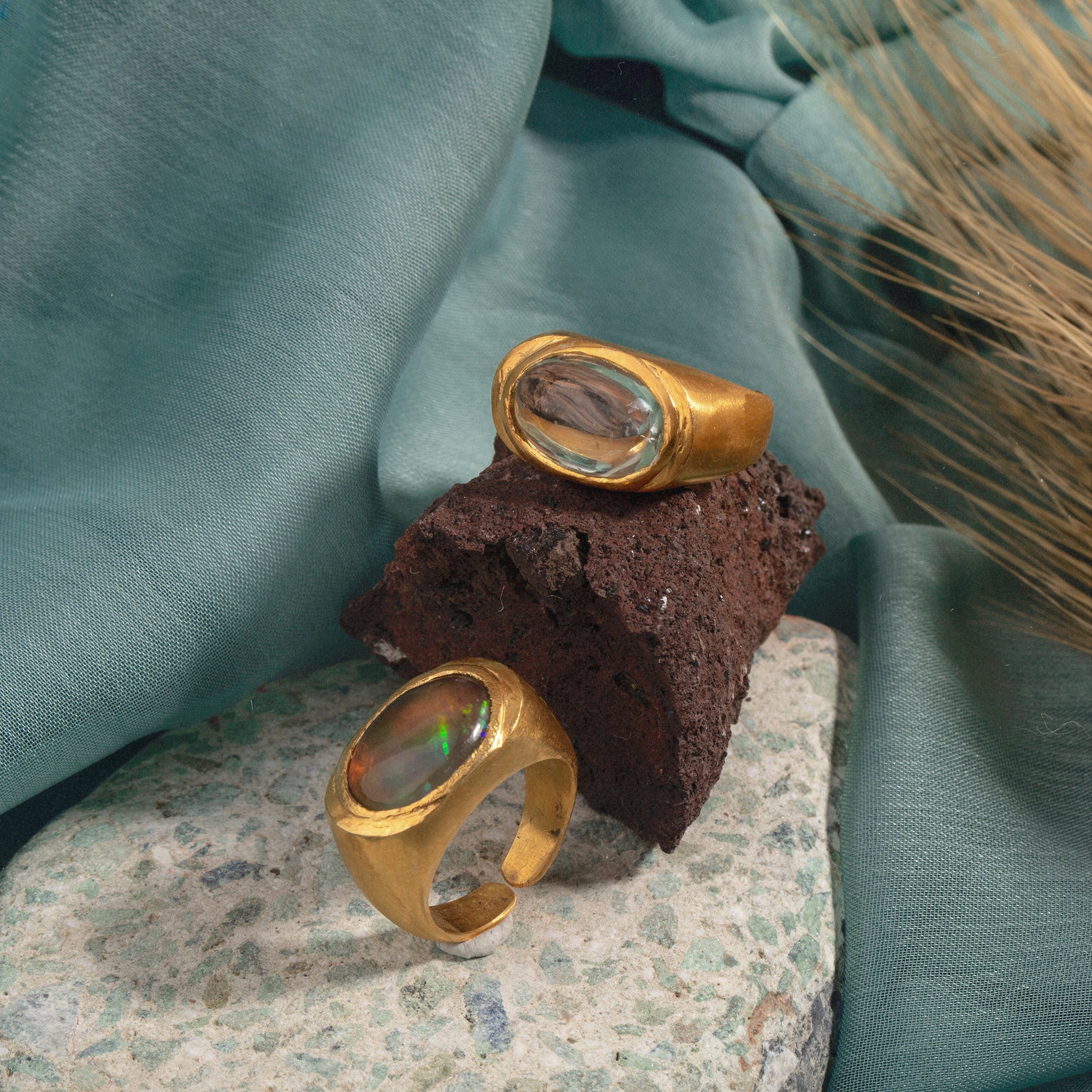 Roman Signet -   Black Opal