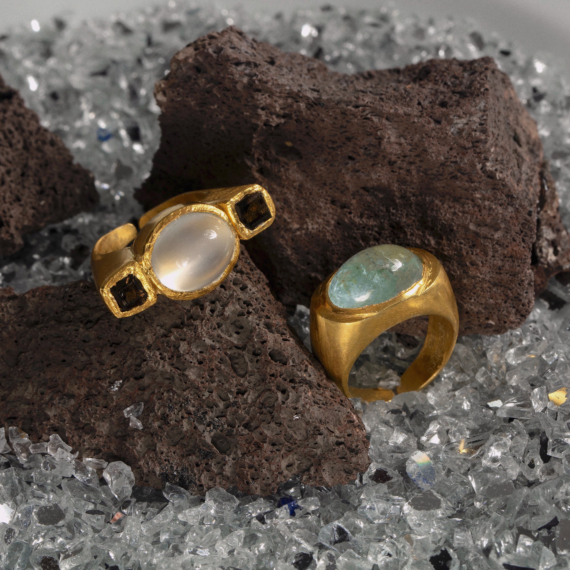 Roman Signet -   Aquamarine